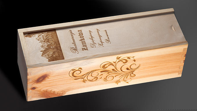 Laser engraving wood products