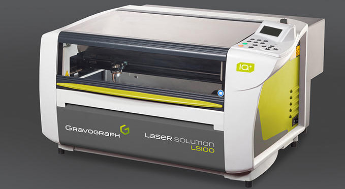 LS100 laser engraver
