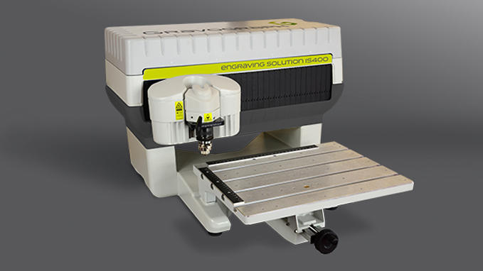 Gravograph IS400 rotary engraving and milling machine