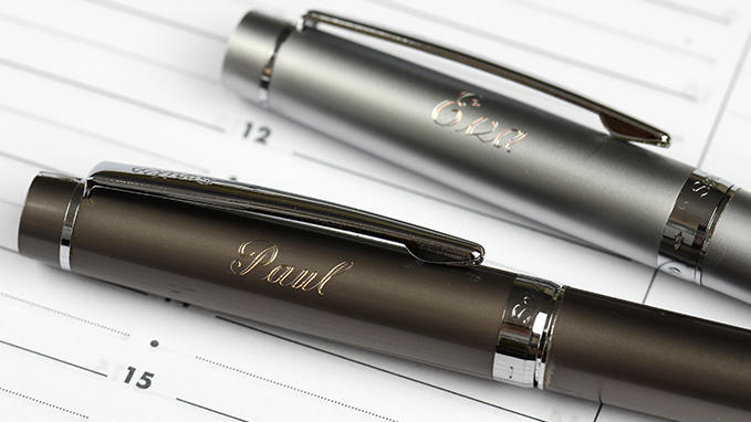 Engraving and personalizing pens